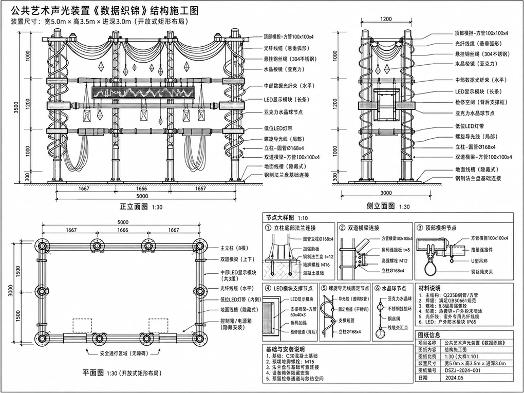 AI辅助空间设计：构件与结构的方案研究 / 不作为施工验证